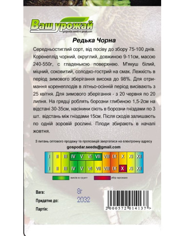 Редька черная