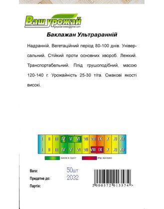 Баклажан Ультраранний