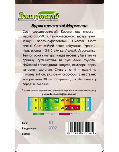свекла,буряк,семена оптом