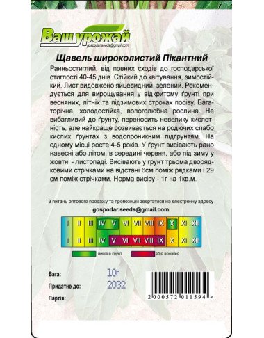 Щавель Пікантний